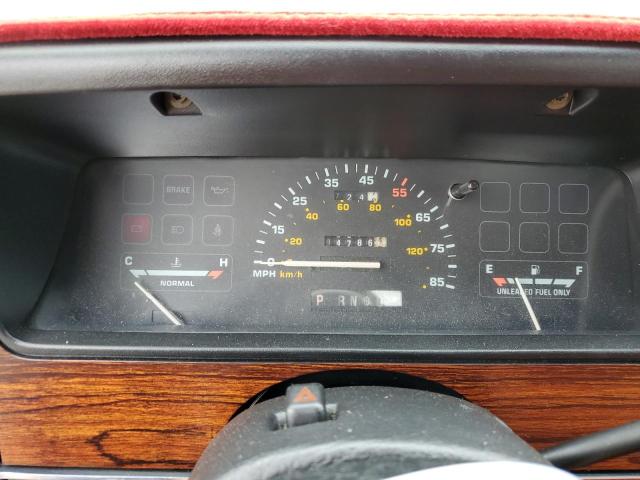 1FABP52U0JA281994 - 1988 FORD TAURUS GL BURGUNDY photo 9