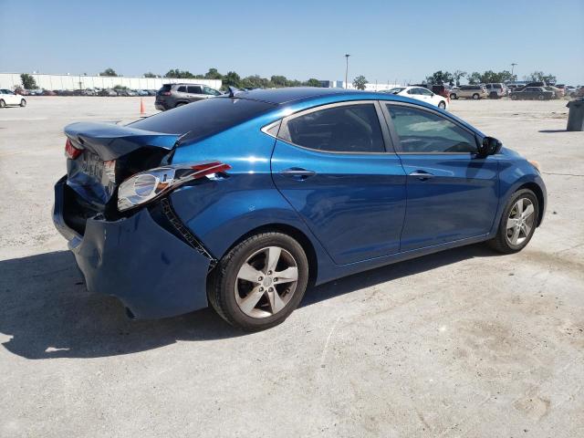 KMHDH4AE5DU938274 - 2013 HYUNDAI ELANTRA GLS BLUE photo 3