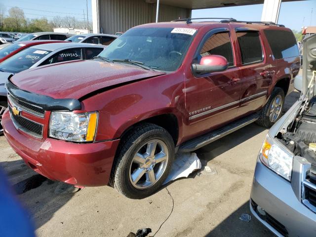 1GNSKJE31BR204324 - 2011 CHEVROLET SUBURBAN K1500 LT MAROON photo 1