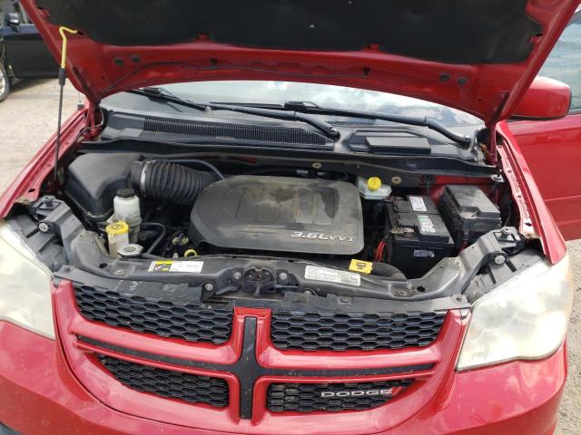 2C4RDGEG1DR566786 - 2013 DODGE GRAND CARA R/T RED photo 12