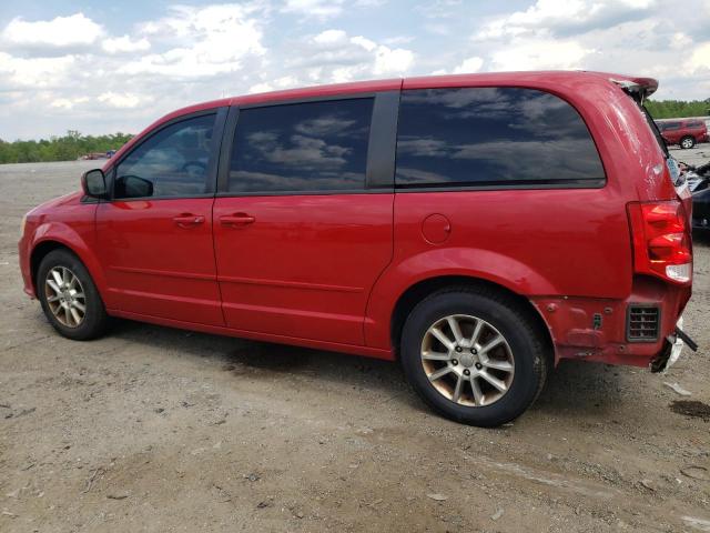 2C4RDGEG1DR566786 - 2013 DODGE GRAND CARA R/T RED photo 2