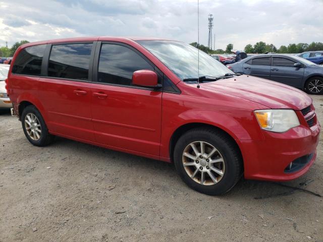 2C4RDGEG1DR566786 - 2013 DODGE GRAND CARA R/T RED photo 4