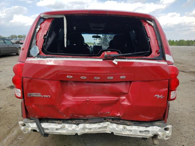 2C4RDGEG1DR566786 - 2013 DODGE GRAND CARA R/T RED photo 6