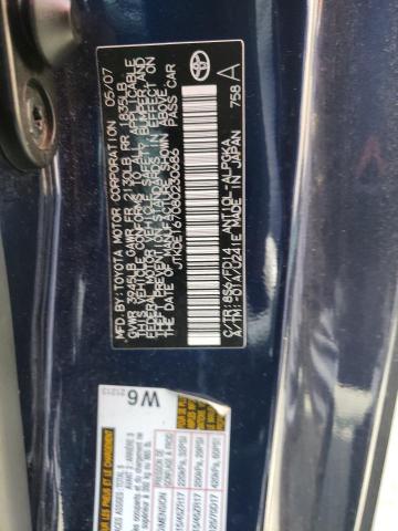 JTKDE167080230686 - 2008 TOYOTA SCION TC 蓝色 照片 12