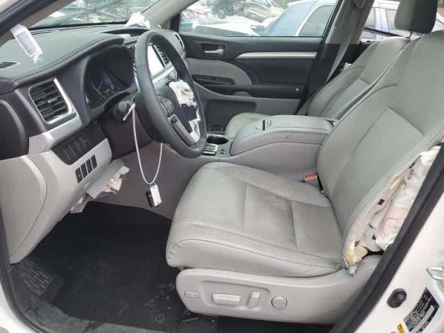 5TDKKRFH5GS123904 - 2016 TOYOTA HIGHLANDER XLE WHITE photo 7