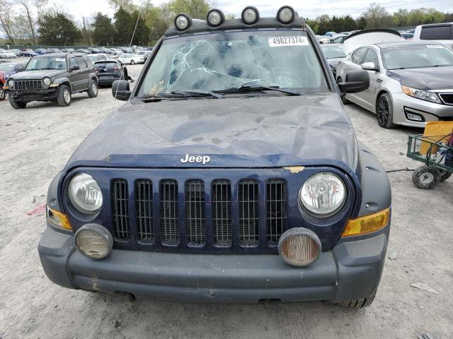 1J4GK38KX6W221251 - 2006 JEEP LIBERTY RENEGADE BLUE photo 5