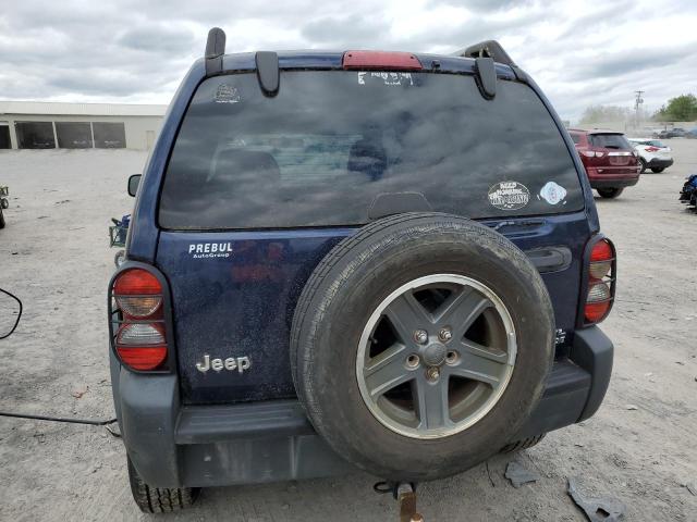 1J4GK38KX6W221251 - 2006 JEEP LIBERTY RENEGADE BLUE photo 6