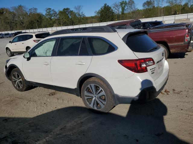 4S4BSENC2K3297384 - 2019 SUBARU OUTBACK 3.6R LIMITED WHITE photo 2