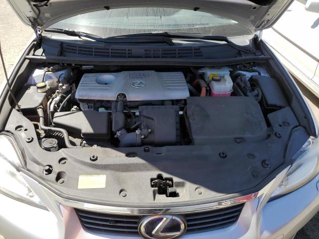 JTHKD5BH6C2076844 - 2012 LEXUS CT 200 SILVER photo 11