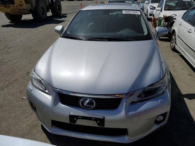 JTHKD5BH6C2076844 - 2012 LEXUS CT 200 SILVER photo 5