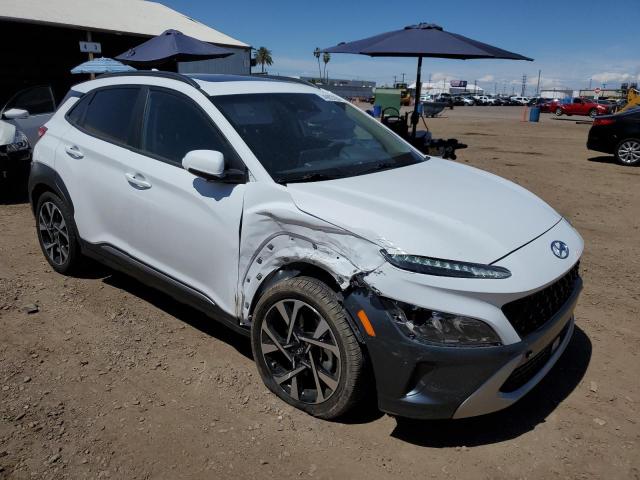 KM8K53A38PU946639 - 2023 HYUNDAI KONA LIMITED WHITE photo 4