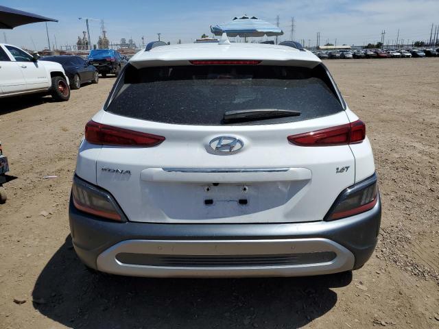 KM8K53A38PU946639 - 2023 HYUNDAI KONA LIMITED WHITE photo 6