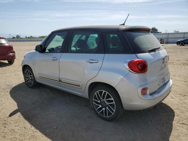 ZFBCFACH2EZ008769 - 2014 FIAT 500L LOUNGE SILVER photo 2