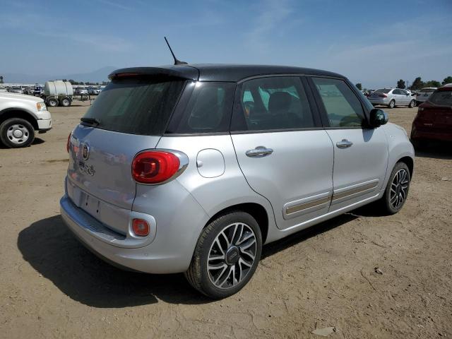 ZFBCFACH2EZ008769 - 2014 FIAT 500L LOUNGE SILVER photo 3