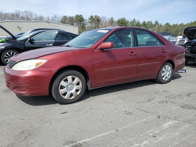 4T1BE32K52U628704 - 2002 TOYOTA CAMRY LE RED photo 1