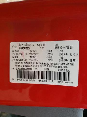 1D7HU18298J105098 - 2008 DODGE RAM 1500 ST RED photo 12