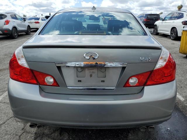 JNKBY01E36M208059 - 2006 INFINITI M45 BASE GRAY photo 6