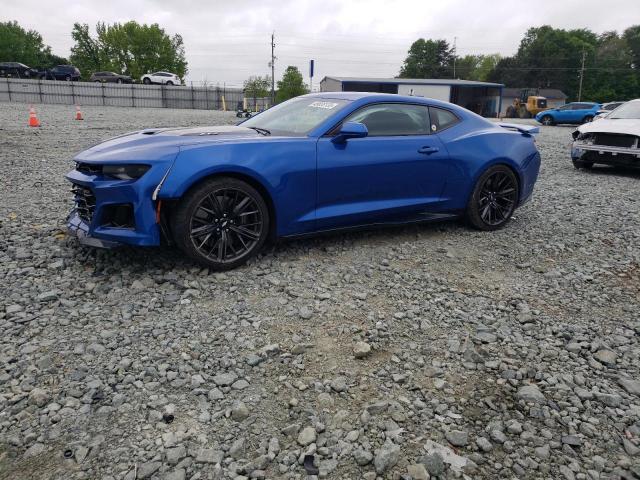 1G1FK1R60J0178129 - 2018 CHEVROLET CAMARO ZL1 BLUE photo 1