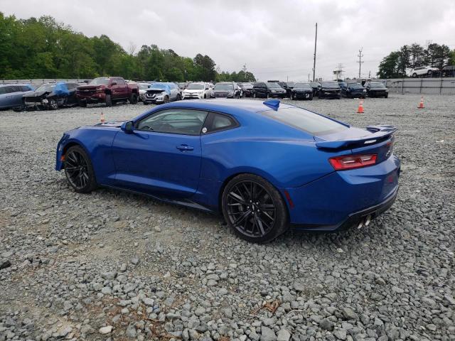 1G1FK1R60J0178129 - 2018 CHEVROLET CAMARO ZL1 BLUE photo 2