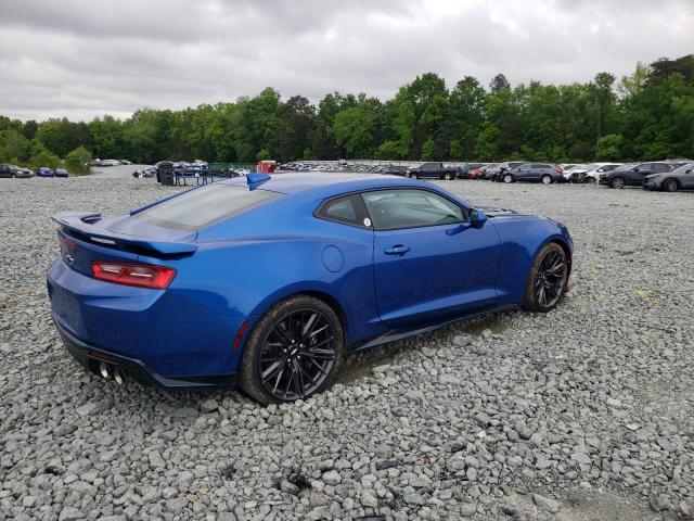 1G1FK1R60J0178129 - 2018 CHEVROLET CAMARO ZL1 BLUE photo 3