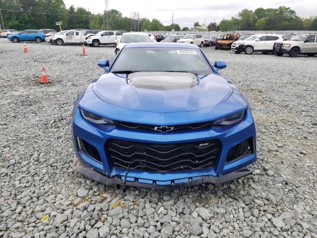 1G1FK1R60J0178129 - 2018 CHEVROLET CAMARO ZL1 BLUE photo 5