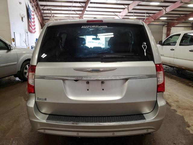 2A4RR8DG9BR780165 - 2011 CHRYSLER TOWN & COU TOURING L SILVER photo 6