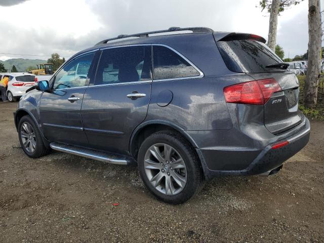 2HNYD2H71BH503680 - 2011 ACURA MDX ADVANCE GRAY photo 2