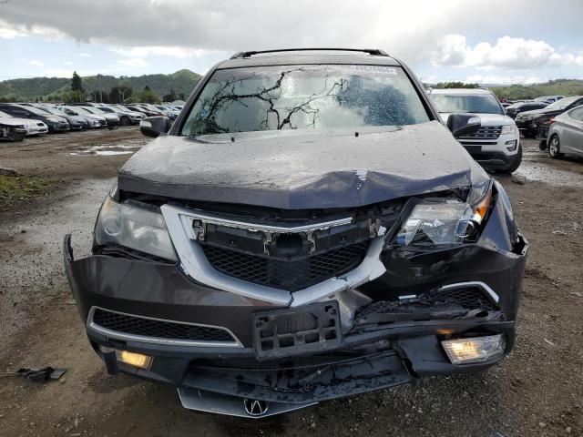 2HNYD2H71BH503680 - 2011 ACURA MDX ADVANCE GRAY photo 5