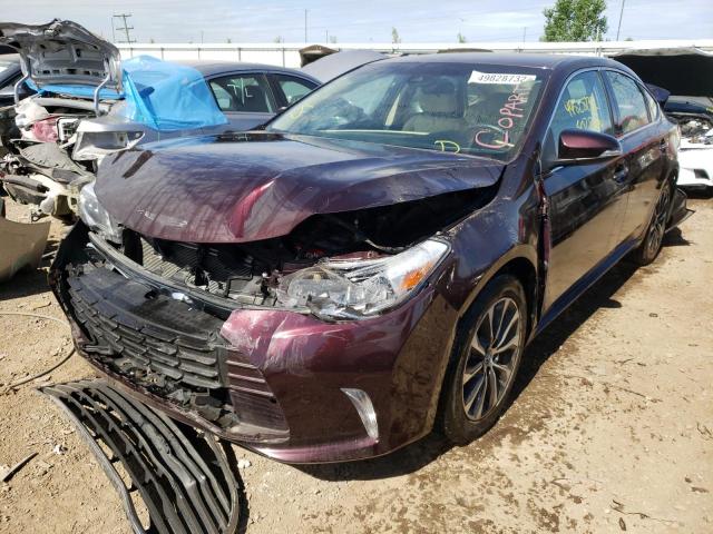 4T1BK1EB2JU268346 - 2018 TOYOTA AVALON XLE BURGUNDY photo 2