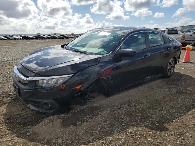 2HGFC1F75GH641759 - 2016 HONDA CIVIC EXL შავი ფოტო 1