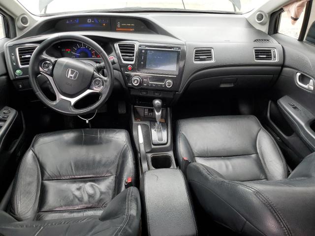 19XFB2F98EE225724 - 2014 HONDA CIVIC EXL შავი ფოტო 8