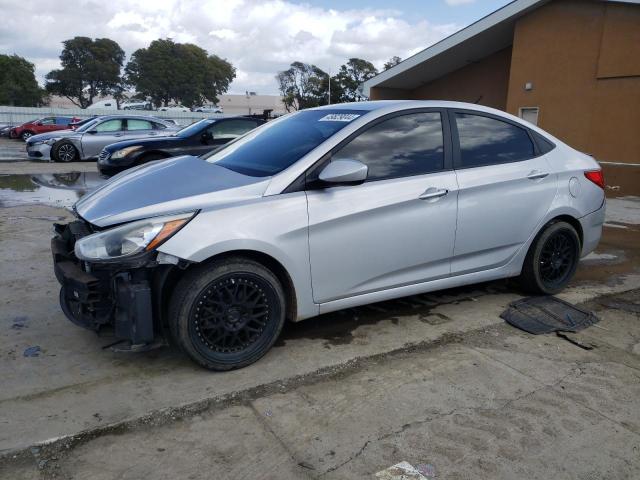 KMHCT4AE5GU030924 - 2016 HYUNDAI ACCENT SE SILVER photo 1