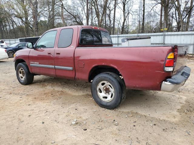 5TBRN34143S381942 - 2003 TOYOTA TUNDRA ACCESS CAB SR5 BURGUNDY photo 2
