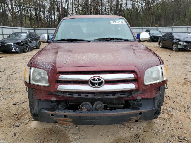 5TBRN34143S381942 - 2003 TOYOTA TUNDRA ACCESS CAB SR5 BURGUNDY photo 5