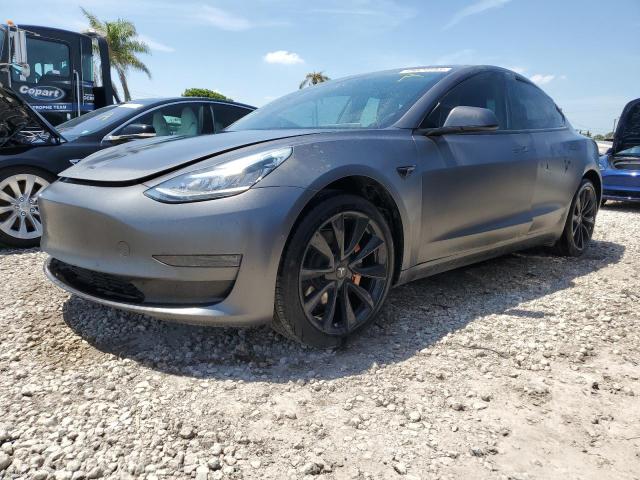 5YJ3E1EB4JF184912 - 2018 TESLA MODEL 3 GRAY photo 1