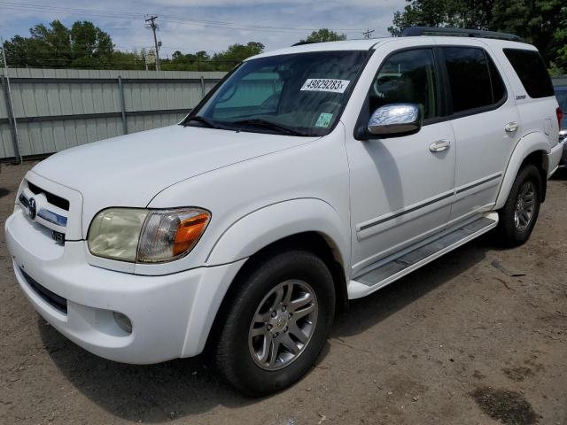 5TDZT38A47S294202 - 2007 TOYOTA SEQUOIA LIMITED WHITE photo 1