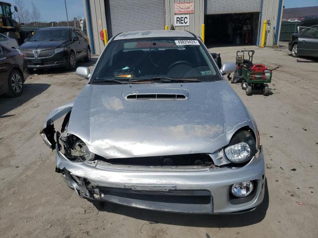 JF1GD29663G510618 - 2003 SUBARU IMPREZA WRX SILVER photo 5