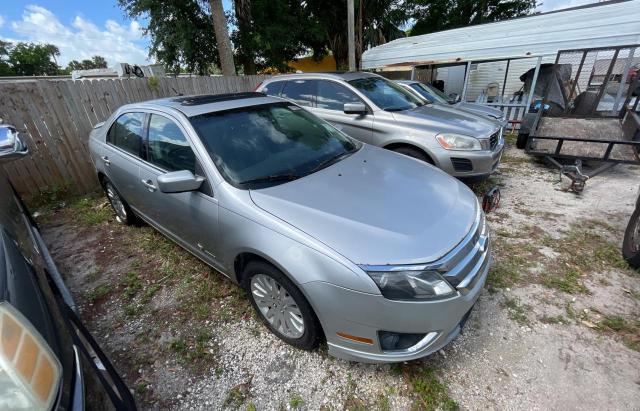 3FADP0L35AR142757 - 2010 FORD FUSION HYBRID SILVER photo 1