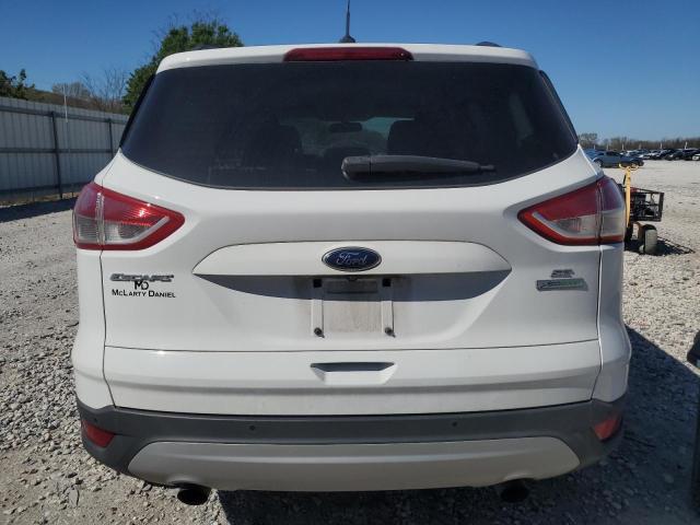 1FMCU0GX0EUE34077 - 2014 FORD ESCAPE SE WHITE photo 6