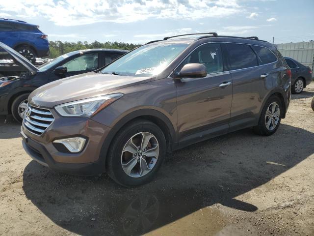 KM8SMDHF4EU042776 - 2014 HYUNDAI SANTA FE GLS BROWN photo 1