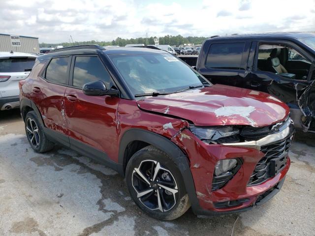 KL79MTSL8NB074070 - 2022 CHEVROLET TRAILBLAZE RS RED photo 4