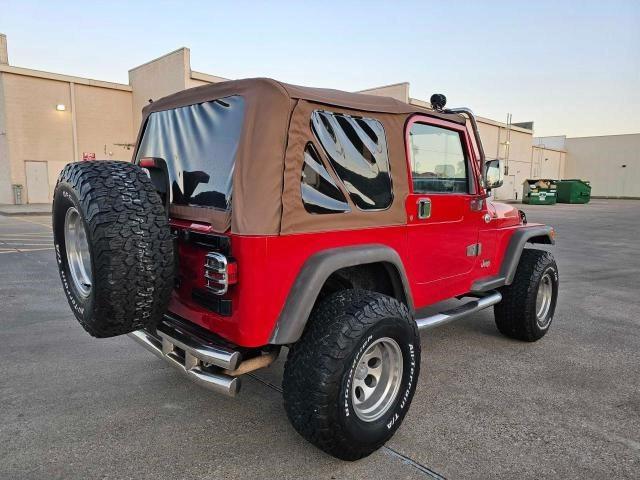 1J4FA39S26P756419 - 2006 JEEP WRANGLER X RED photo 4