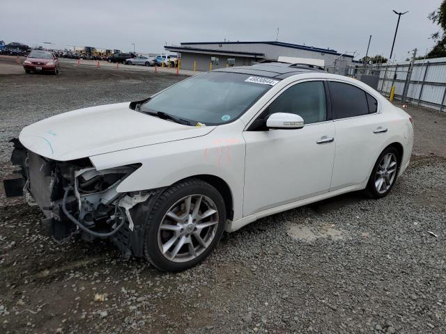 1N4AA5AP2BC854067 - 2011 NISSAN MAXIMA S WHITE photo 1