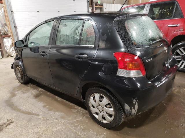 JTDKT4K34B5332530 - 2011 TOYOTA YARIS BLACK photo 2