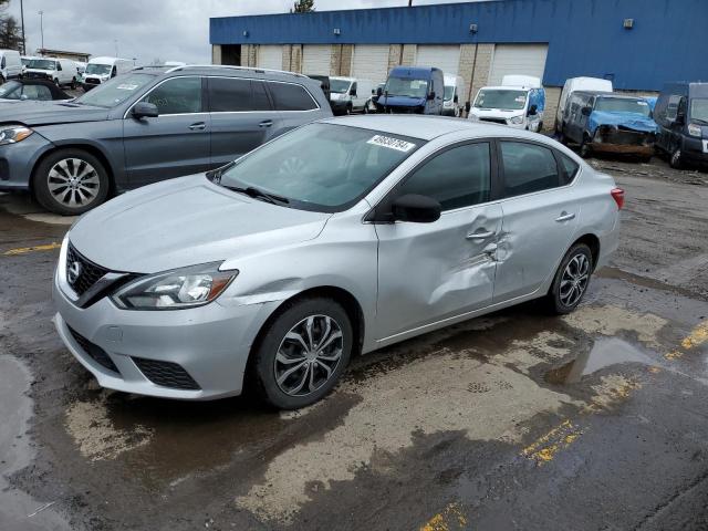 3N1AB7AP4JY222716 - 2018 NISSAN SENTRA S SILVER photo 1