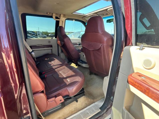 1FTSW21R99EA40688 - 2009 FORD F250 SUPER DUTY BURGUNDY photo 6