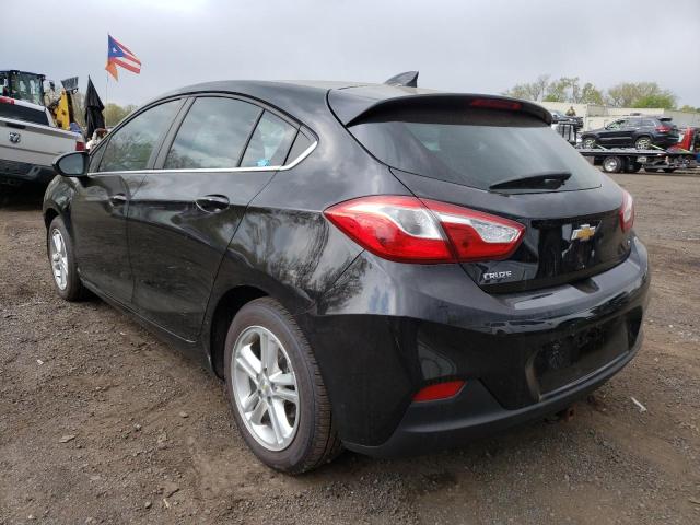 3G1BE6SM3HS585733 - 2017 CHEVROLET CRUZE LT BLACK photo 2