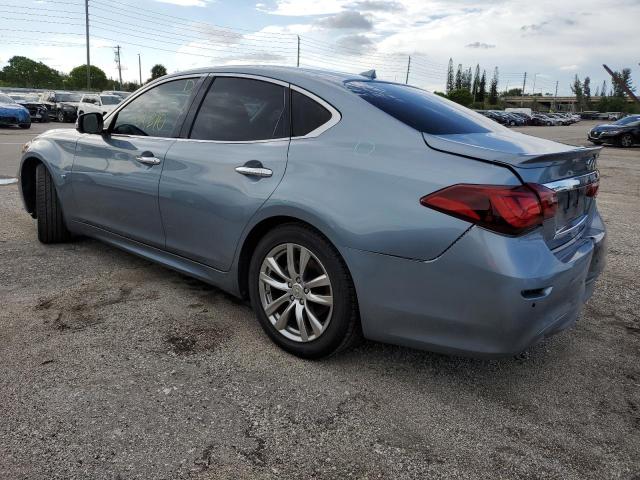 JN1BY1AP5JM180009 - 2018 INFINITI Q70 3.7 LUXE GRAY photo 2