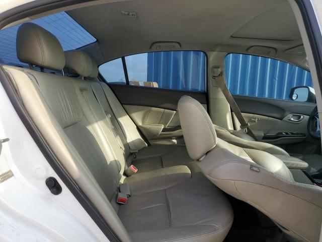 19XFB2F9XCE052446 - 2012 HONDA CIVIC EXL WHITE photo 10