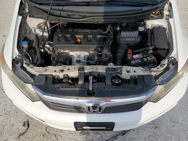 19XFB2F9XCE052446 - 2012 HONDA CIVIC EXL WHITE photo 11